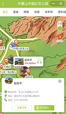 科尔沁左翼中景区手绘地图智慧导览和语音结合，让景区“活”起来